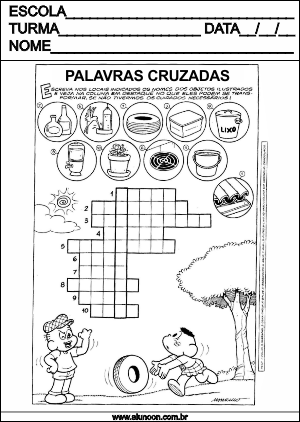 Palavras Cruzadas para imprimir –