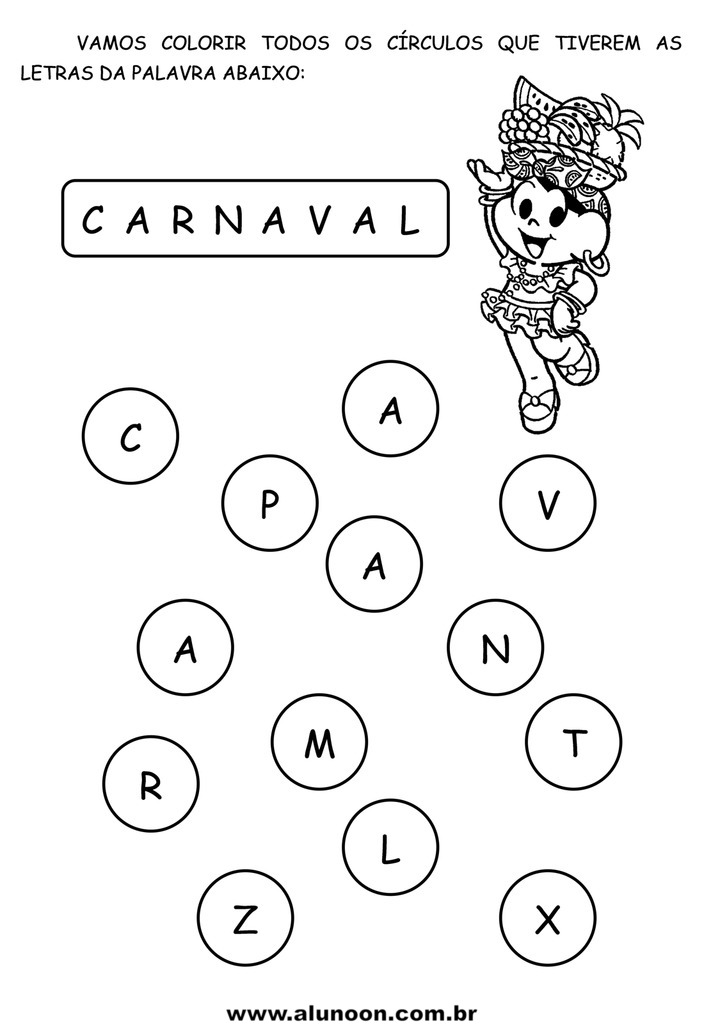 37 Atividades De Carnaval Para Imprimir Educação Infantil Aluno On 8145