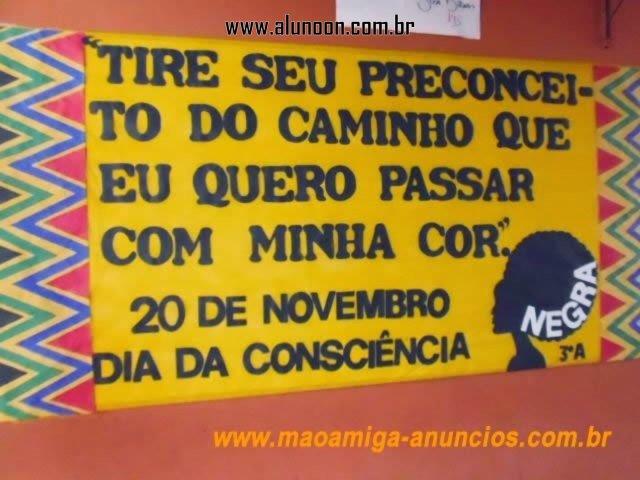 Cartaz consciência negra: 25 sugestões criativas para fazer - Artesanato  Passo a Passo!