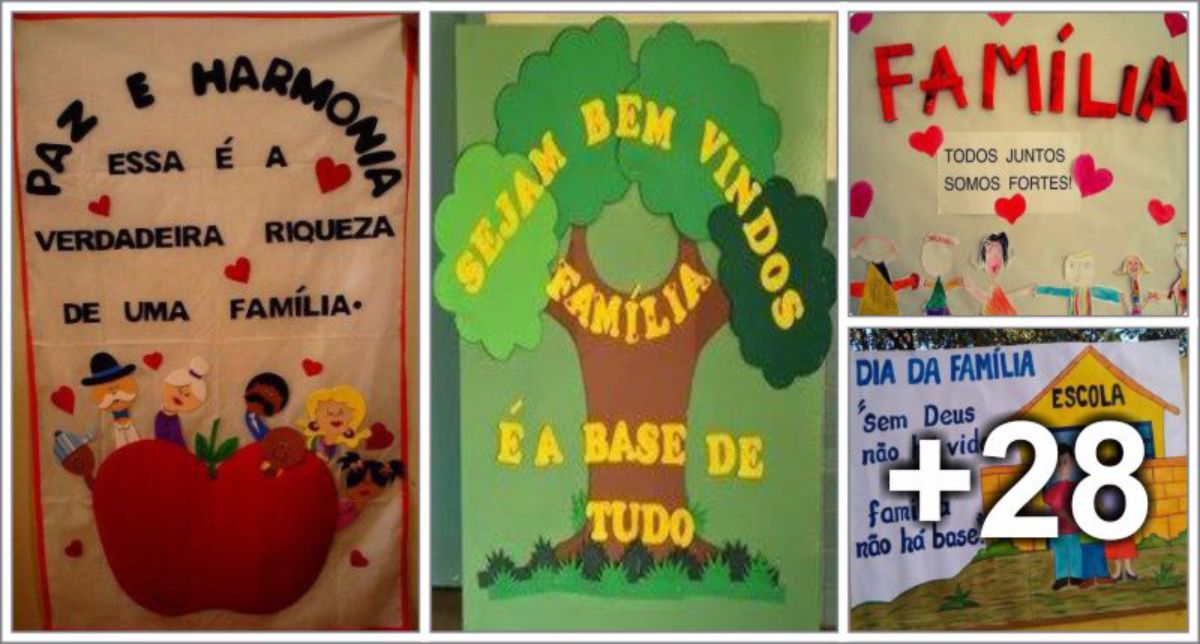 32 Murais para o dia da família - Educação Infantil - Aluno On