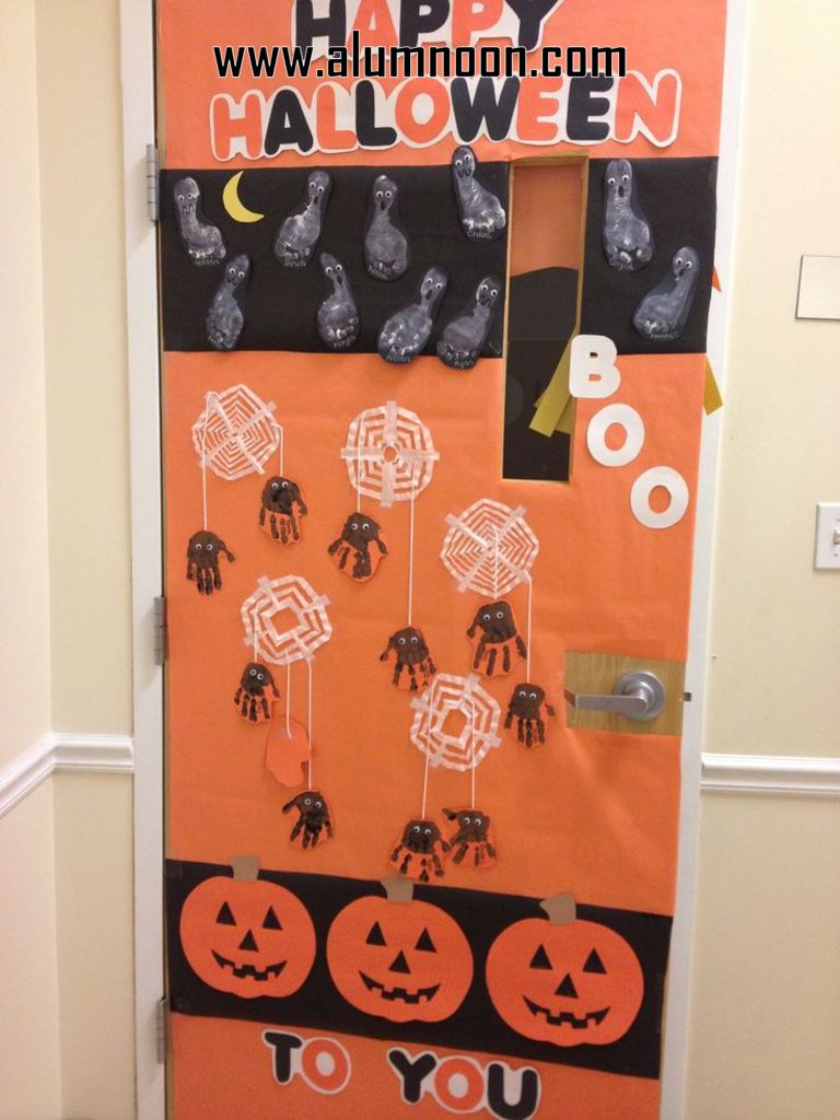 48 Halloween door decorations ideas - Preschool and Primary - Aluno On