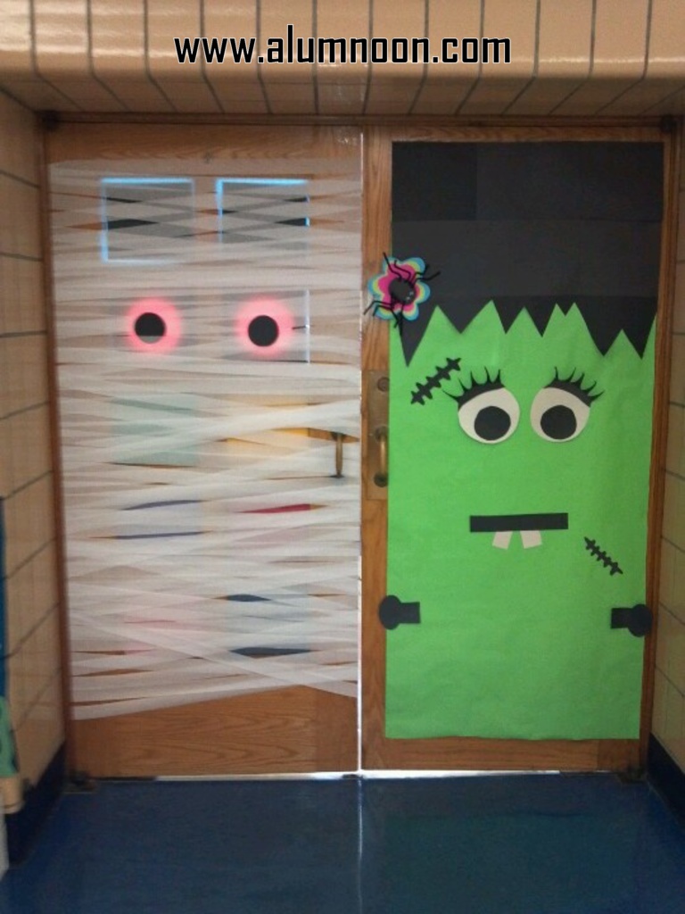 48 Halloween door decorations ideas - Preschool and Primary - Aluno On