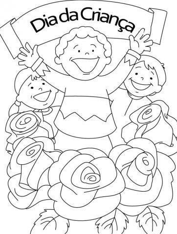 Celebre a Alegria do Dia das Crianças com Desenhos para Colorir! 🎨👧👦 ~  Pinturas do AUwe