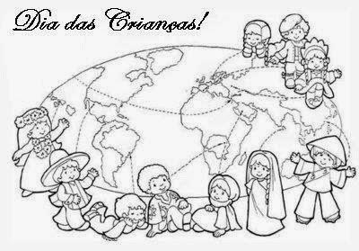 28 Desenhos do Dia das Crianças para Colorir - Educação Infantil - Aluno On