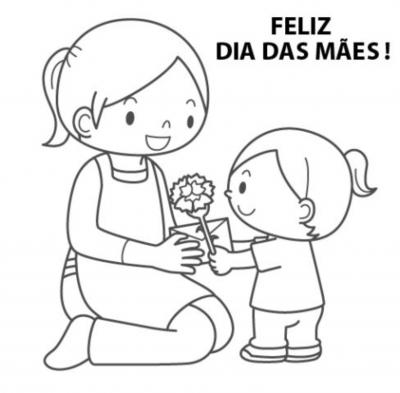 Desenhos de Dia das Mães para Colorir Para Colorir