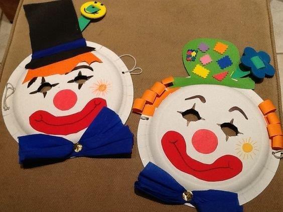 30 Clown crafts ideas - Preschool and Primary - Aluno On