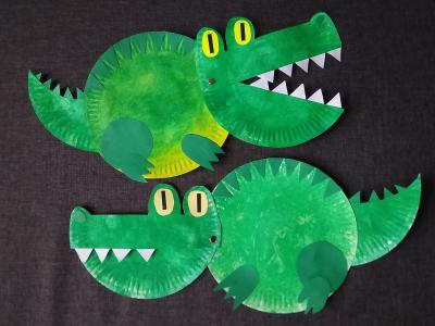 Crocodile crafts made with recyclable materials - Preschool and Primary -  Aluno On