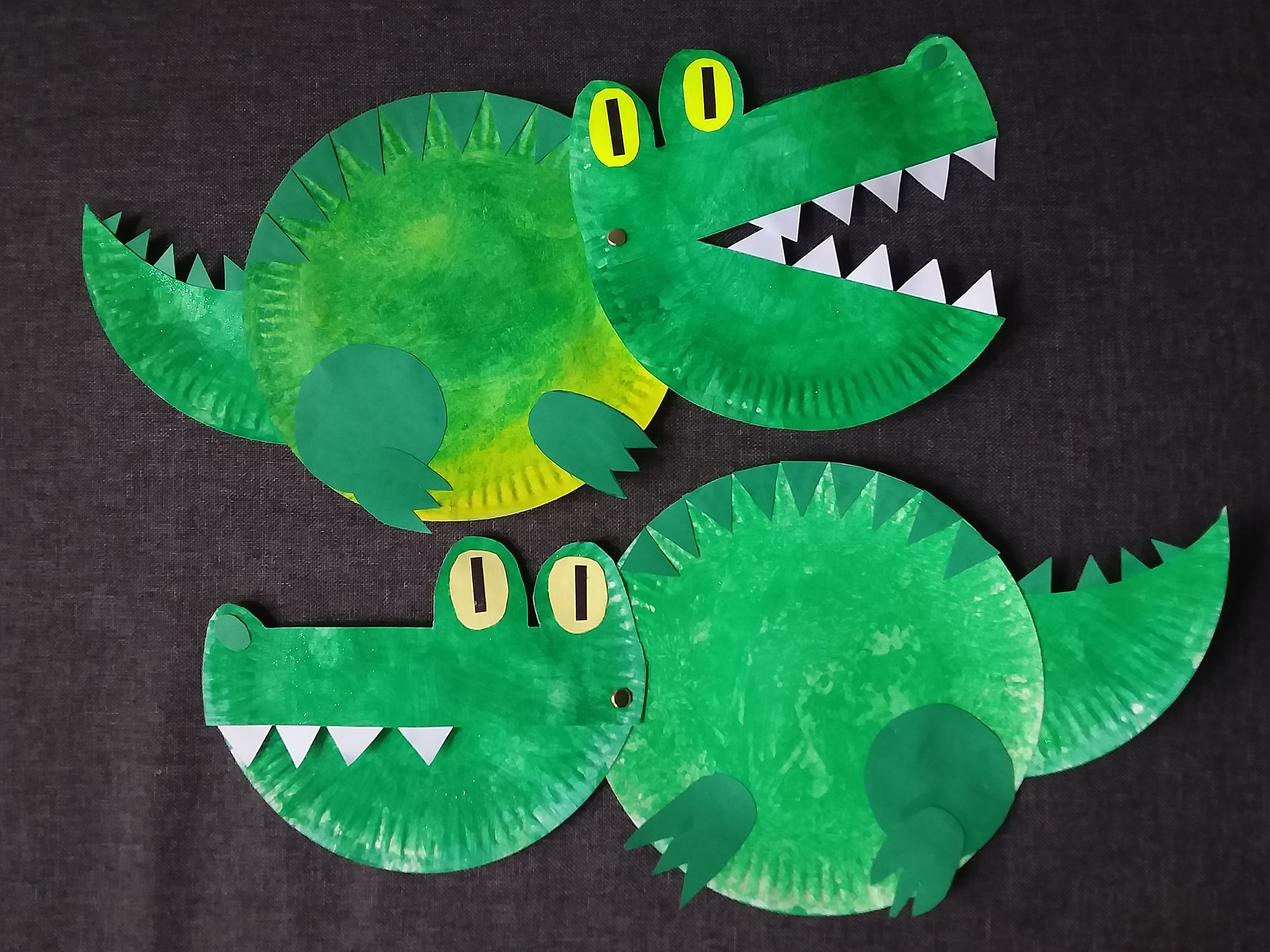 Crocodile crafts made with recyclable materials - Preschool and Primary ...