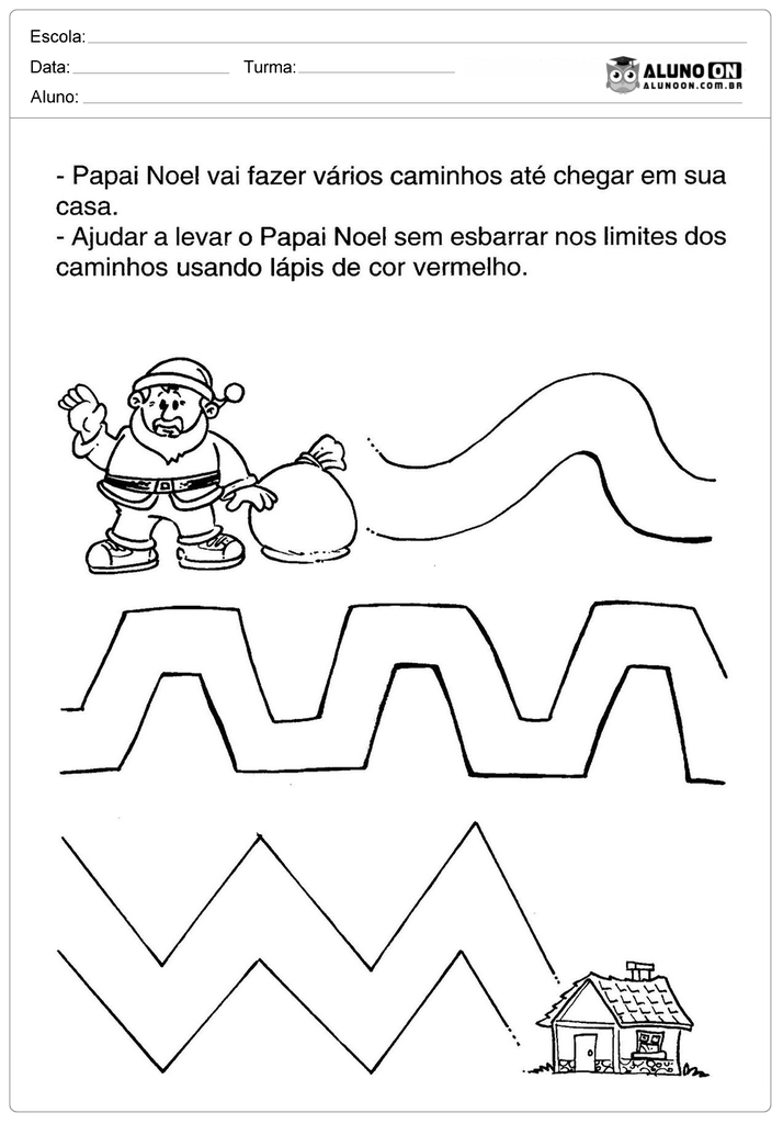 Atividades De Natal Para Imprimir Educa O Infantil Aluno On