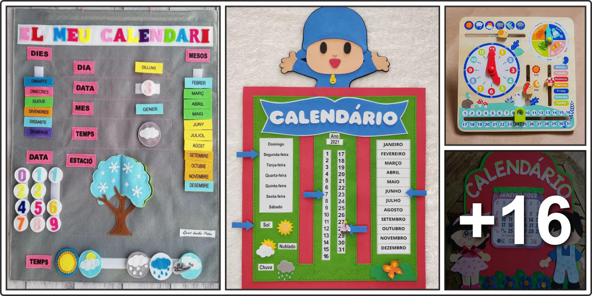 Children's back-to-school calendar