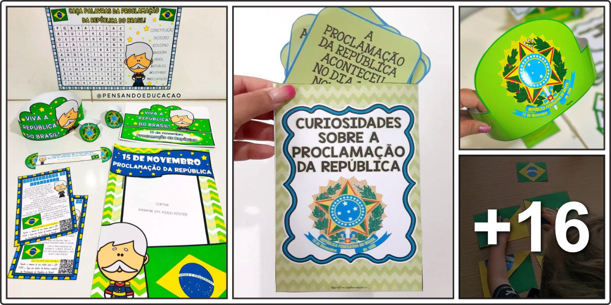 Ideias e atividades sobre a Proclamação da República - 15 de Novembro