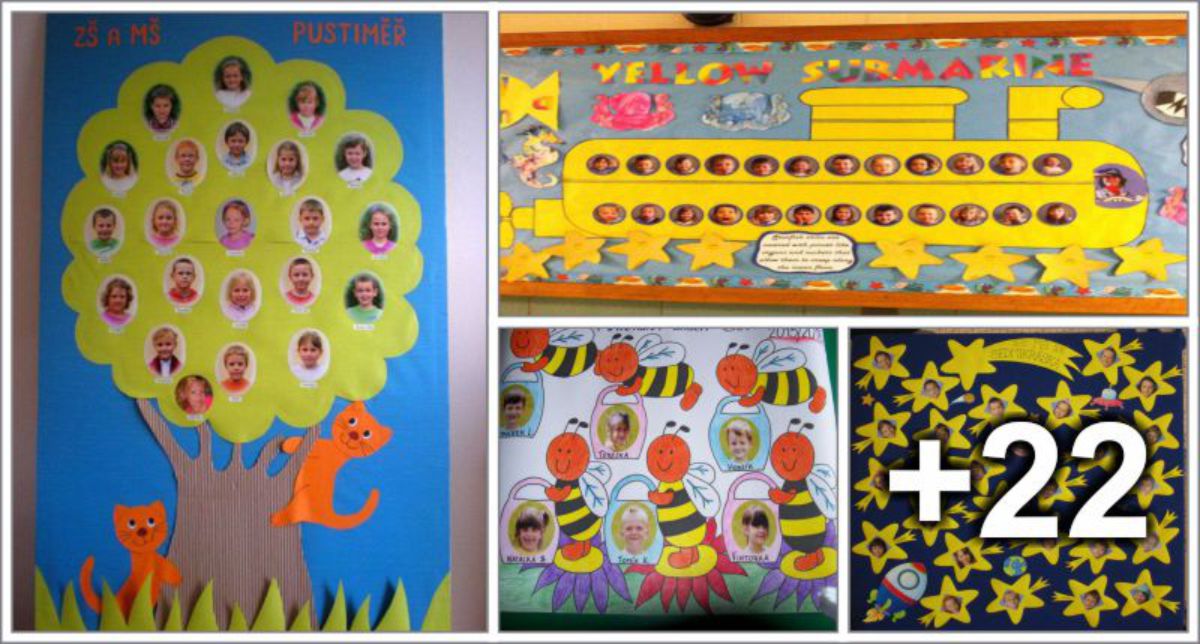 26 Classroom decoration pictures for kindergarten
