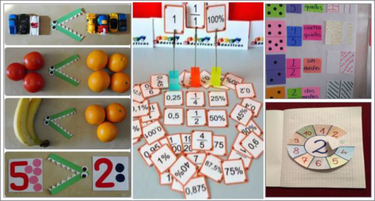 34 Ideas para trabajar con sumas, multiplicaciones y fracciones 
