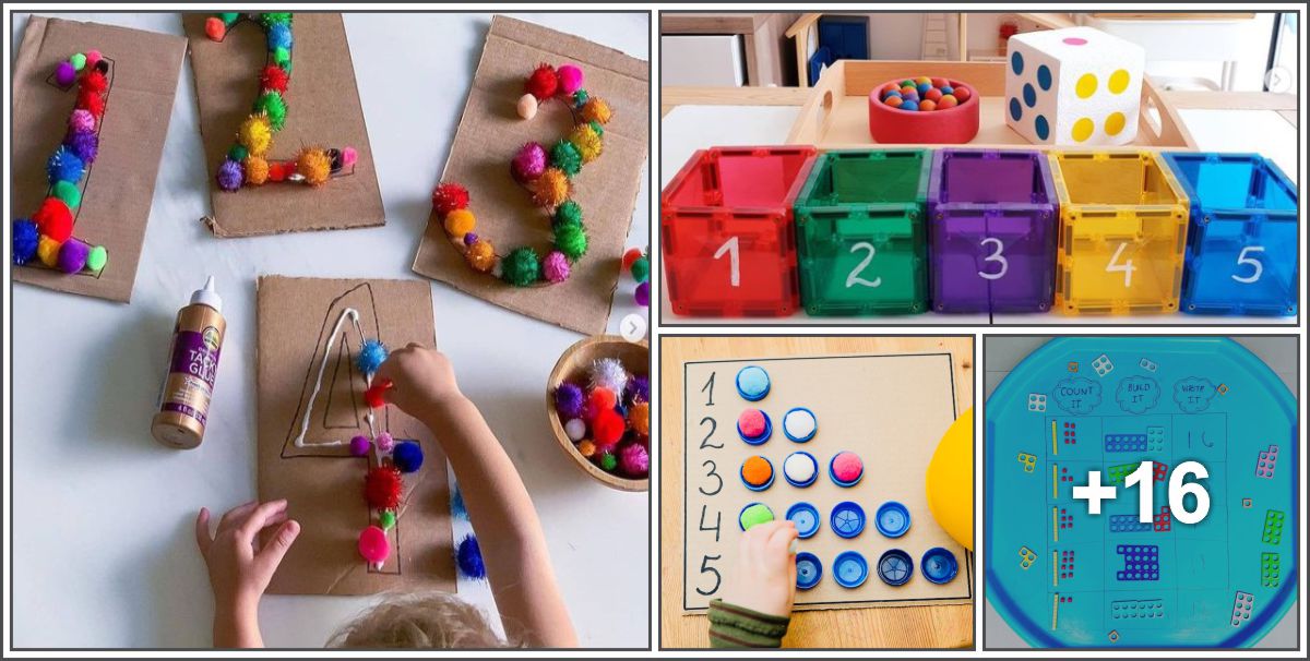 20 fun activities to teach numbers