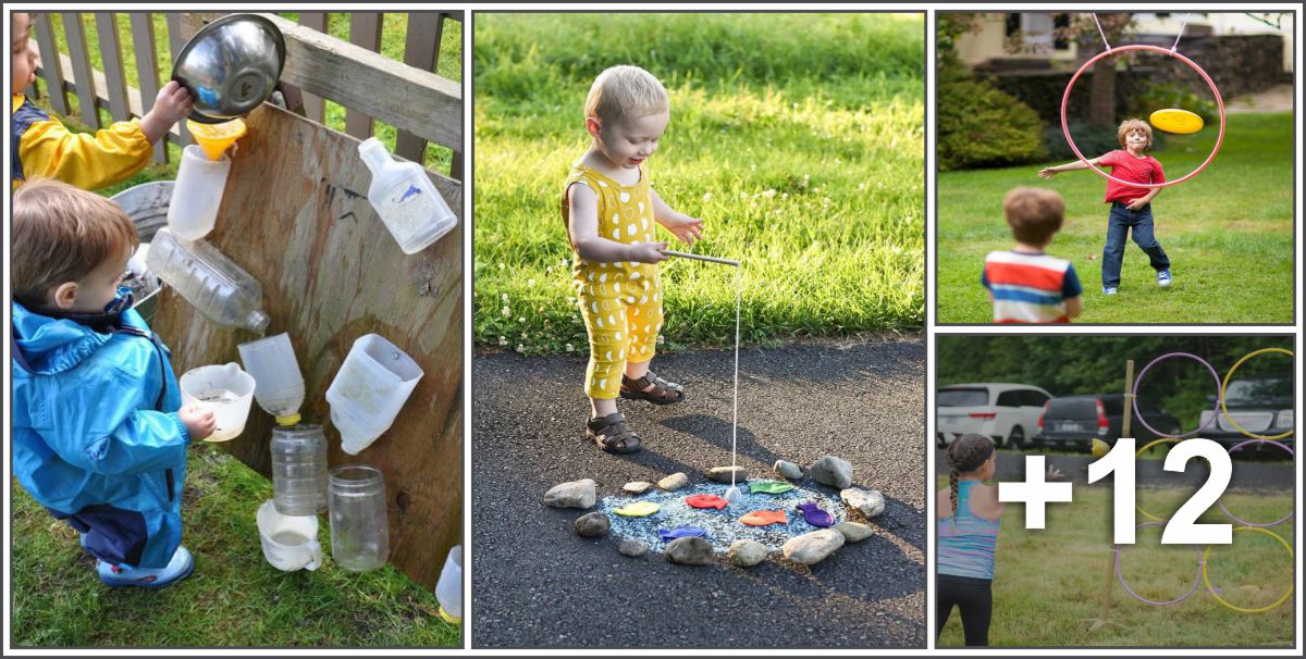 16 Ideias de Atividades e brincadeiras para crianças ao ar livre