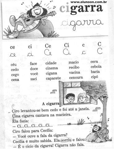 21 Textos para imprimir - Cartilha Alegria do saber - Educação Infantil -  Aluno On