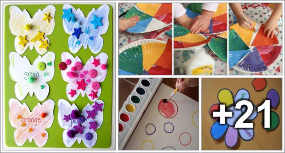 25 Colour craft ideas for toddlers