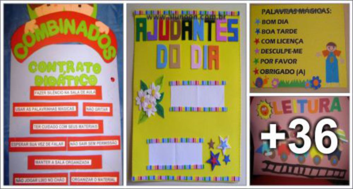 40 ideias para decoração de sala de aula!