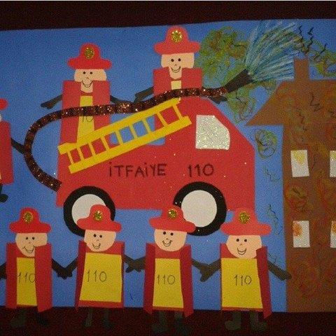fireman art project