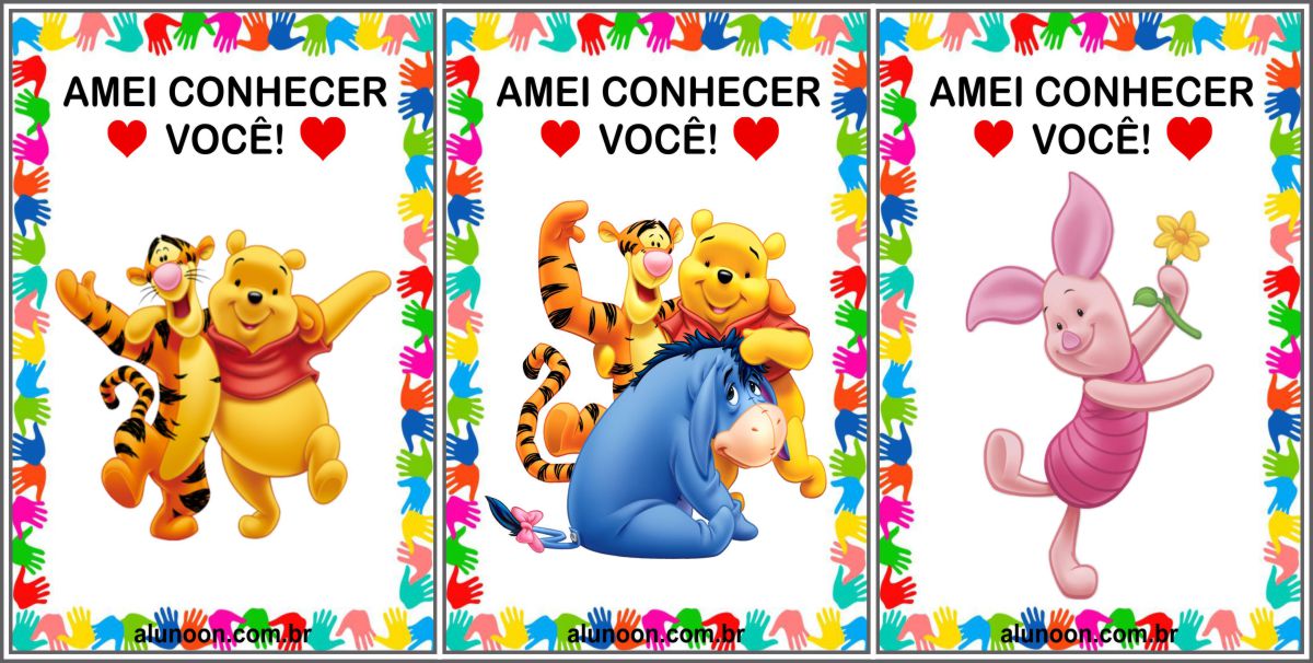 Incentivos de volta às aulas do Ursinho Pooh