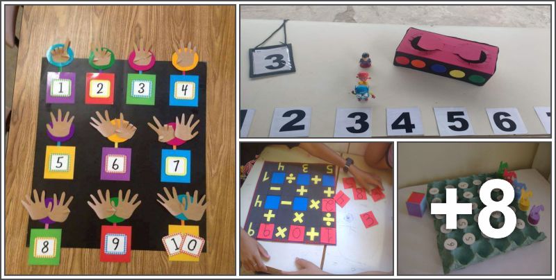 20 Atividades lúdicas de matemática para crianças pequenas