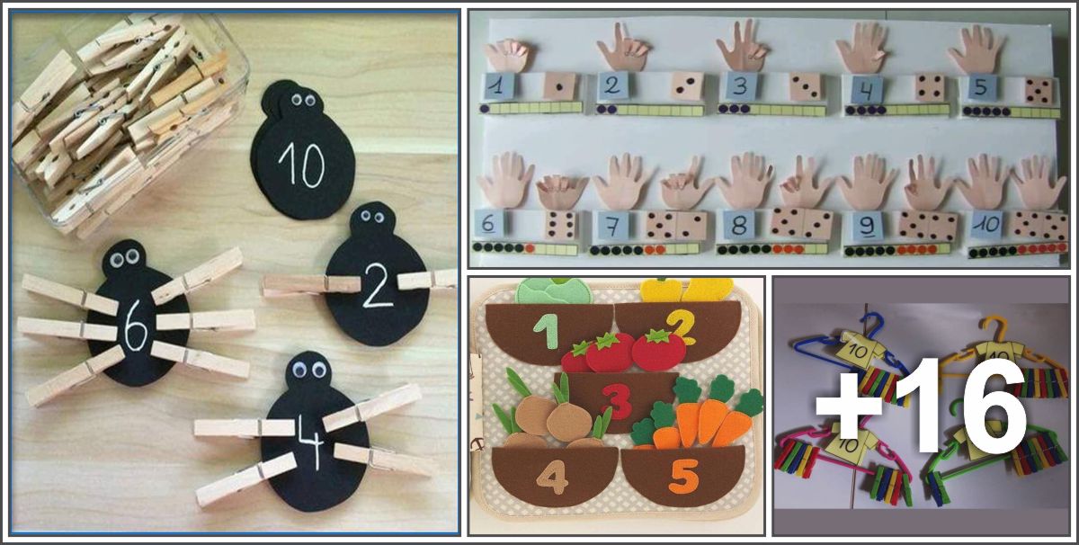 20 Ideias de Atividades matemáticas para crianças