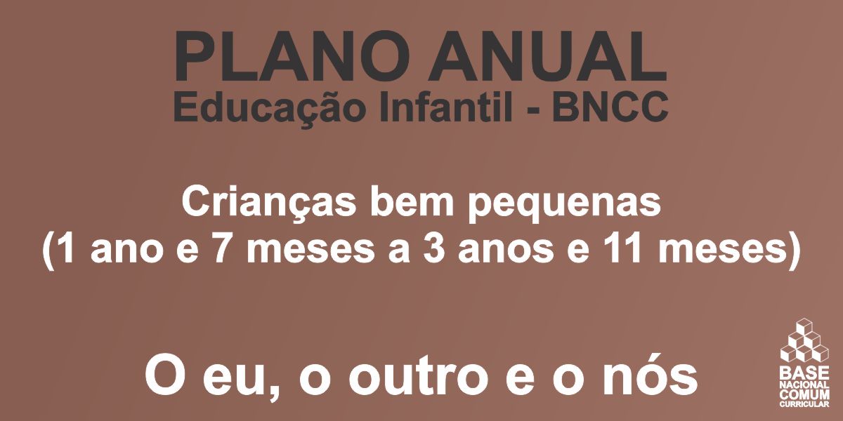 Planejamento anual para educação infantil 3 anos