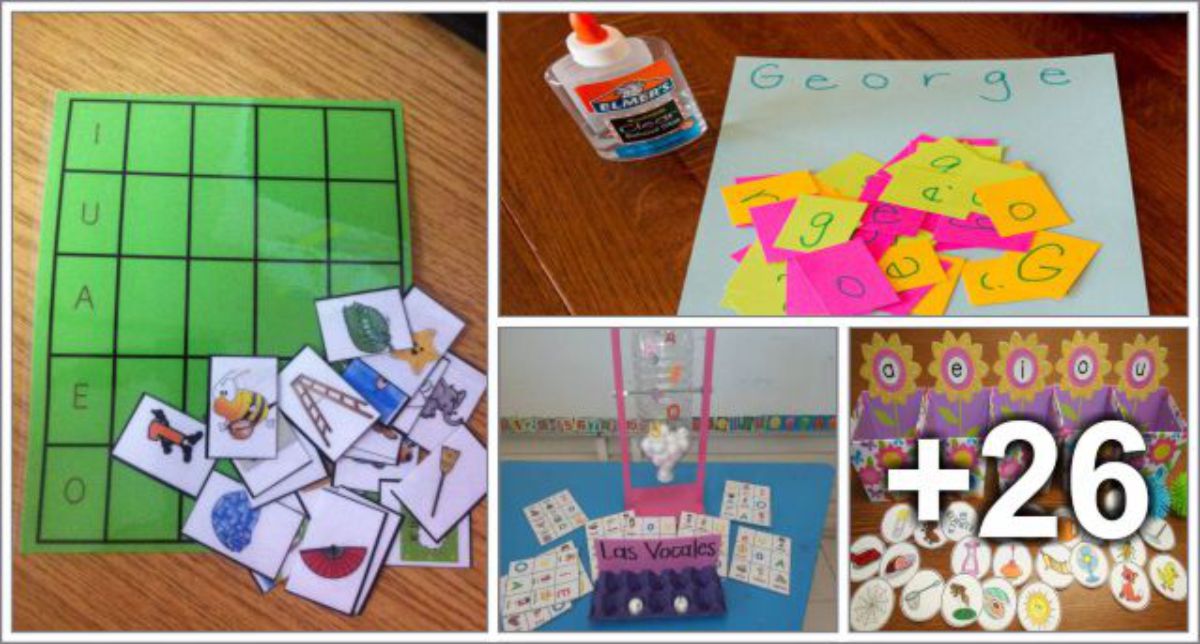 30 Fun Ideas to Review Vowels and the Alphabet