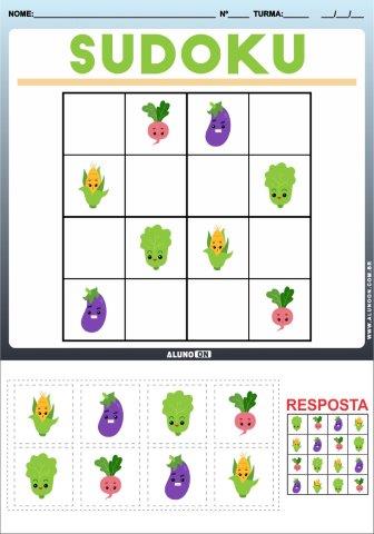 Atividades para Imprimir: Sudoku fácil para imprimir  Sudoku para  imprimir, Atividades para imprimir, Fichas de exercícios de matemática