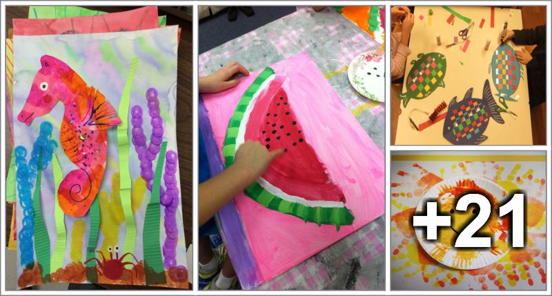 25 Summer crafts for preschoolers
